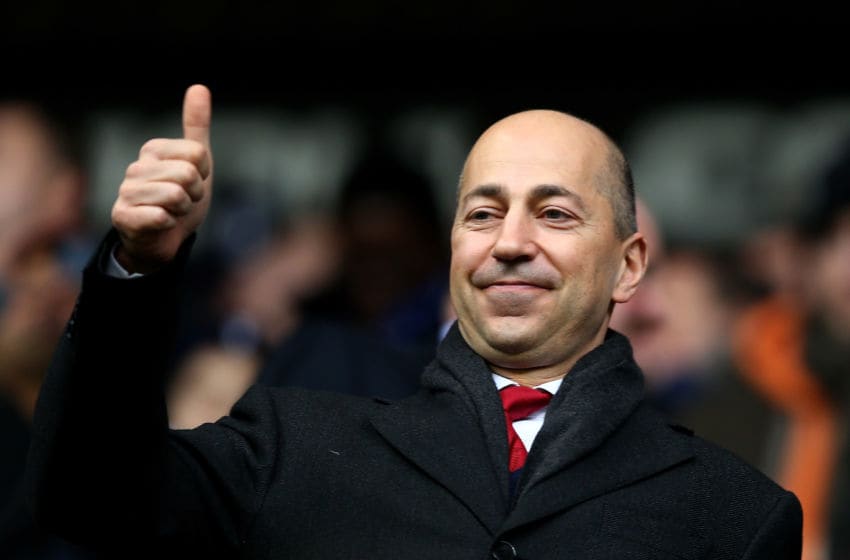 LONDON, ENGLAND - MARCH 03: Arsenal Chief Executive Ivan Gazidis looks on prior to kickoff during the Barclays Premier League match between Tottenham Hotspur and Arsenal FC at White Hart Lane on March 3, 2013 in London, England. (Photo by Paul Gilham/Getty Images)